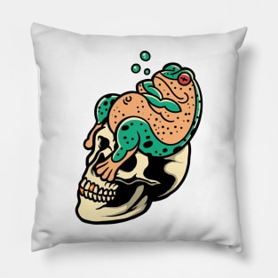 No Worms Frog Pillow