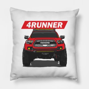 4Runner Toyota Front View - Red Pillow