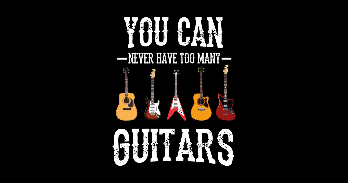 You Can Never Have Too Many Guitars You Can Never Have Too Many