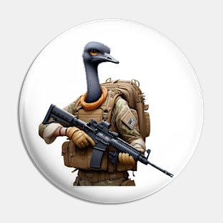 Tactical Ostrich Pin