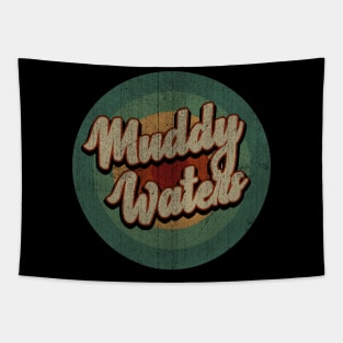 Circle Retro Vintage Muddy Waters Tapestry