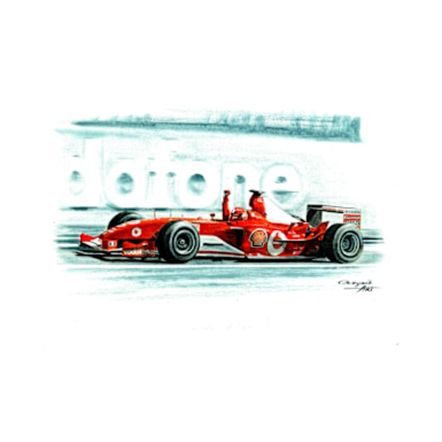 Ferrari F2003-GA Michael Schumacher by oleynik