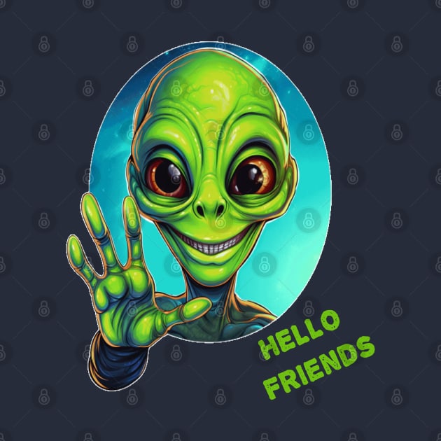 Alien: Hello Friends by ArtfulDesign