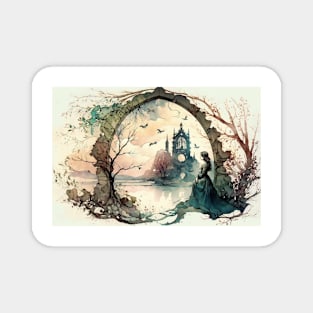 Enchanted Garden Gateway Magnet