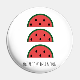 You Are One In A Melon Pin