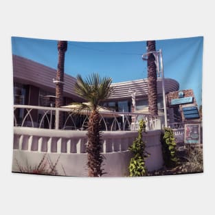 Midcentury Modern Coffee Shop in Palm Springs Tapestry