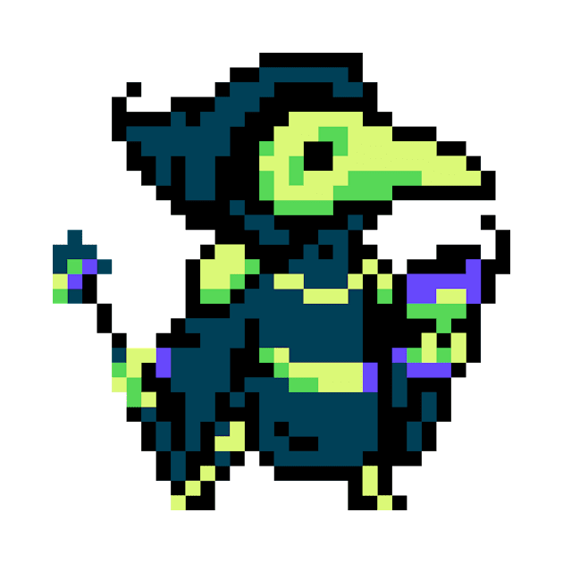 Plague Knight Sprite by SpriteGuy95