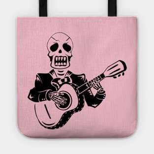 Skeleton-The Musician T-Shirt Tote