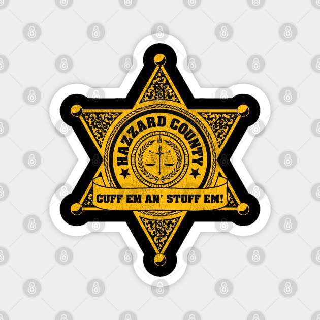 Dukes Of Hazzard Police Badge Dukes Of Hazzard Magnet Teepublic 2016