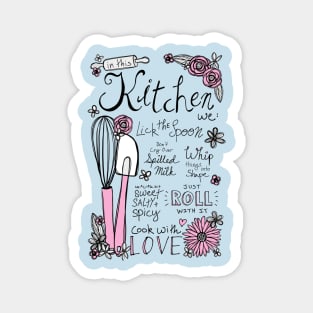 Kitchen Rules Magnet