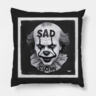 Very sad clown Pillow