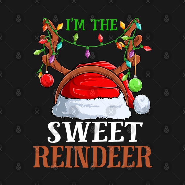 Im The Sweet Reindeer Christmas Funny Pajamas Funny Christmas Gift by intelus