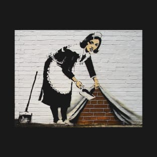 Banksy Cleaning Lady T-Shirt