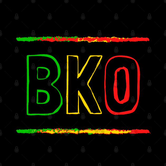 Bamako BKO Mali by Tony Cisse Art Originals