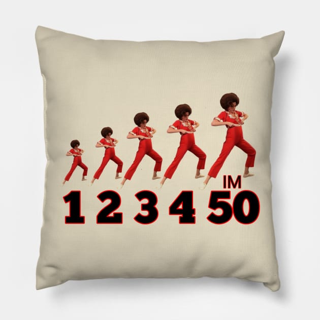 Im 50 t-shirt Pillow by Riss art