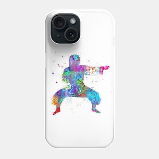 Karate fighter girl Phone Case