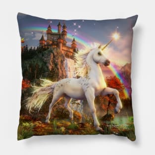 Unicorn of the Evening Star Pillow