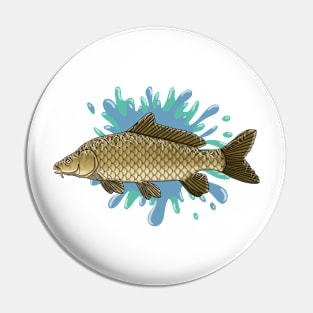 carp fish Pin