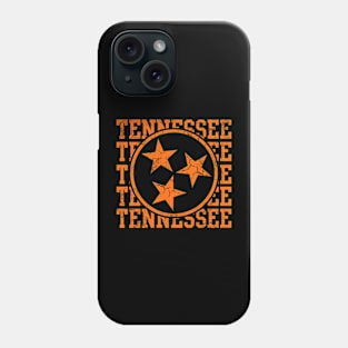 Tennessee State Flag Distressed Graphic Phone Case