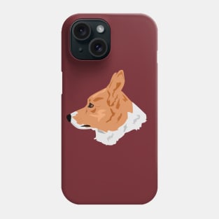 Corgi Vector Portrait Phone Case