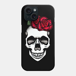 Skull And Roses Phone Case