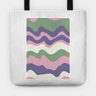 Copy of 70's groovy wavy pattern Tote