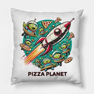 Pizza Planet Tribute - Fan Movie Theater Pizza Planet Movie Tribute - Pizza Planet best Tribute and Designs Piza Pitza Pitsa Planet Tribute - Pizza Lover Pizza Slice - Pizza and Chill Pillow