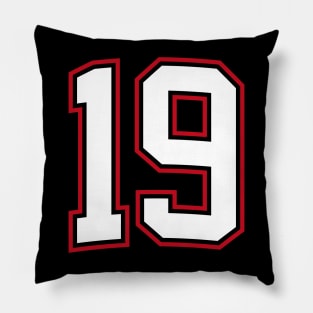 Number Nineteen 19 Pillow