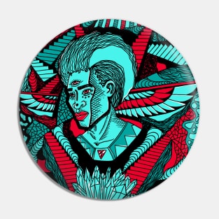 Turqred Wise Afro King Pin