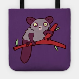 Aye Aye on Tree Branch Tote