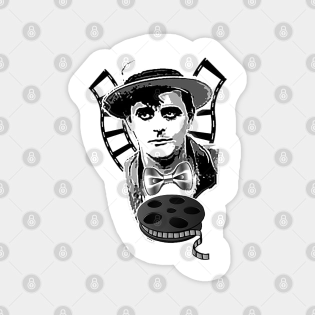 Silent film actor and movies Magnet by Marccelus