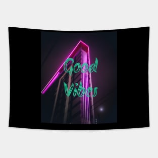 Good Vibes Vaporwave Outrun Vintage Tapestry