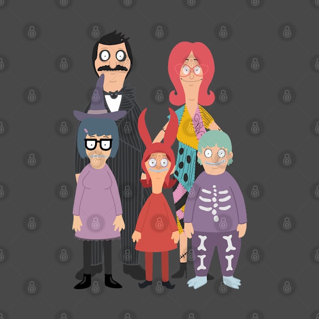 The Nightmare Before Christmas x Bob's Burgers by gray-cat