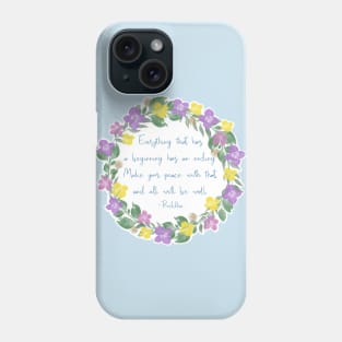 Make peace with life Phone Case