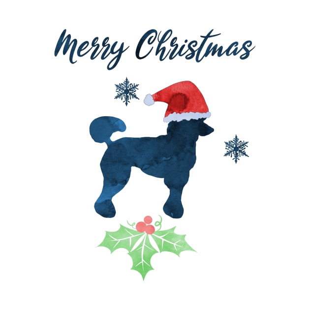 Christmas Poodle Dog by TheJollyMarten