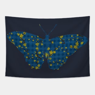 Pretty Lumberjack Butterfly Tapestry