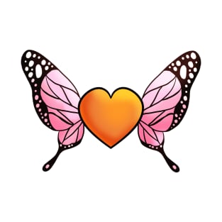 Butterfly Heart 2 T-Shirt