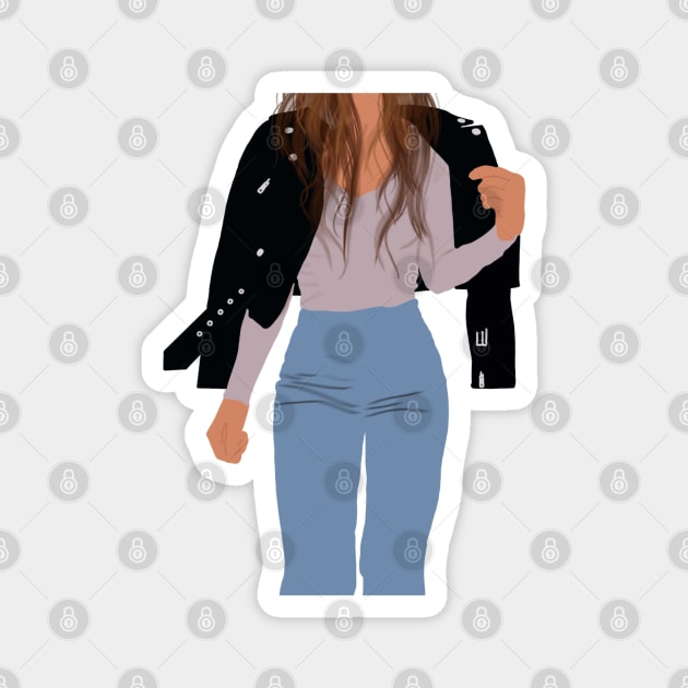 Fashion Girl Magnet by iadesigns