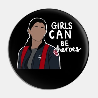 Stella Kidd Girls can be heroes Pin