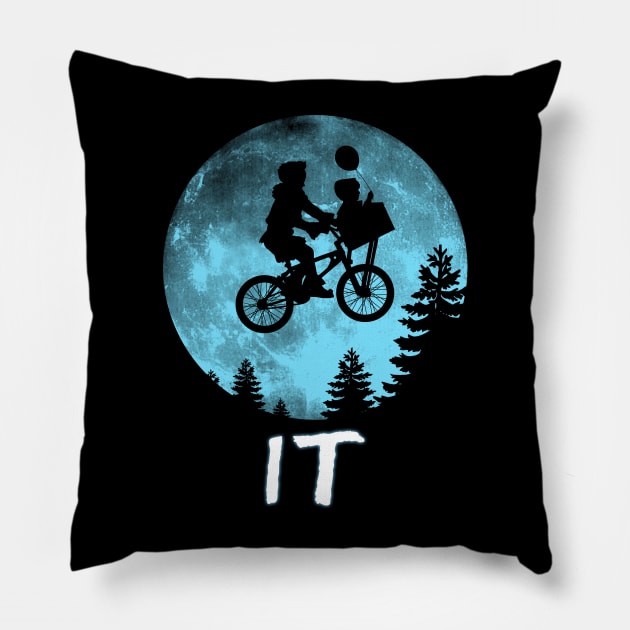 Cool Halloween 80's Retro Horror Scary Movie Mashup Pillow by BoggsNicolas