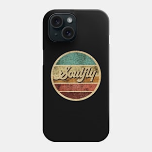 Tanatoraja, circle retro faded Soulfly Phone Case