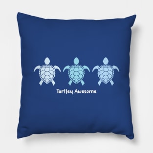 Turtley awesome Pillow