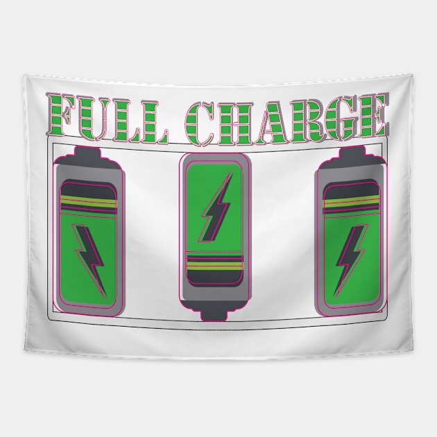 Full Charge Tapestry by GilbertoMS