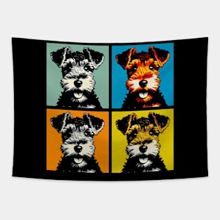 Pop Retro Welsh Terrier Art - Cute Puppy Tapestry