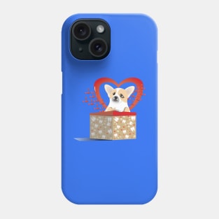 Puppy Corgi Valentine Phone Case