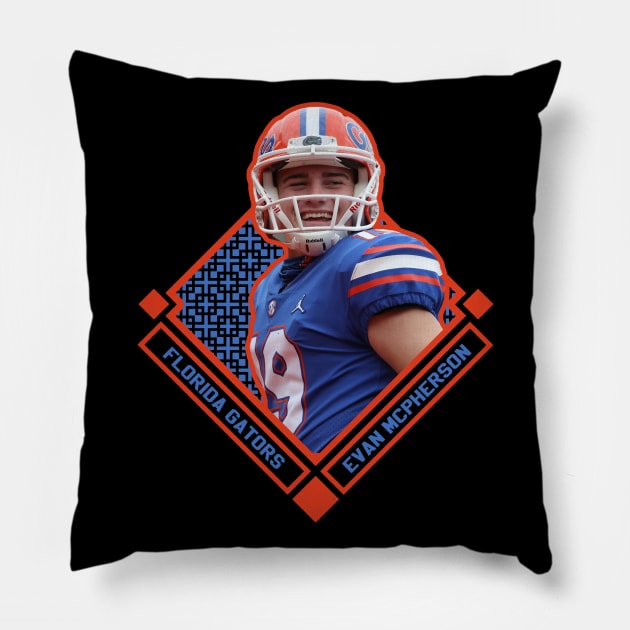 EVAN MCPHERSON FLORIDA GATORS Pillow by hackercyberattackactivity