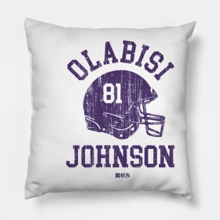 Olabisi Johnson Minnesota Helmet Font Pillow