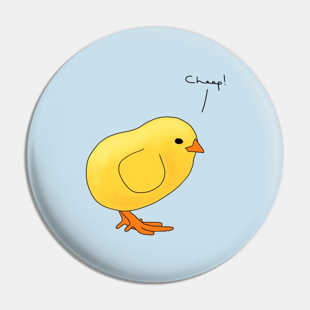 Chick Cheep Pin by Earl Grey