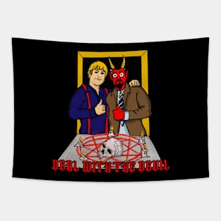 DEAL WITH THE DEVIL Tapestry