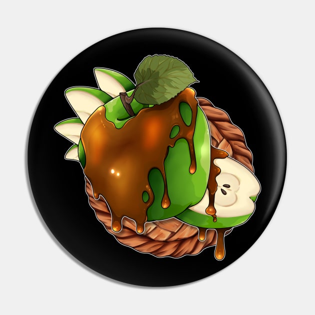 Granny Smith Caramel Apple Pie Pin by Minji Fox